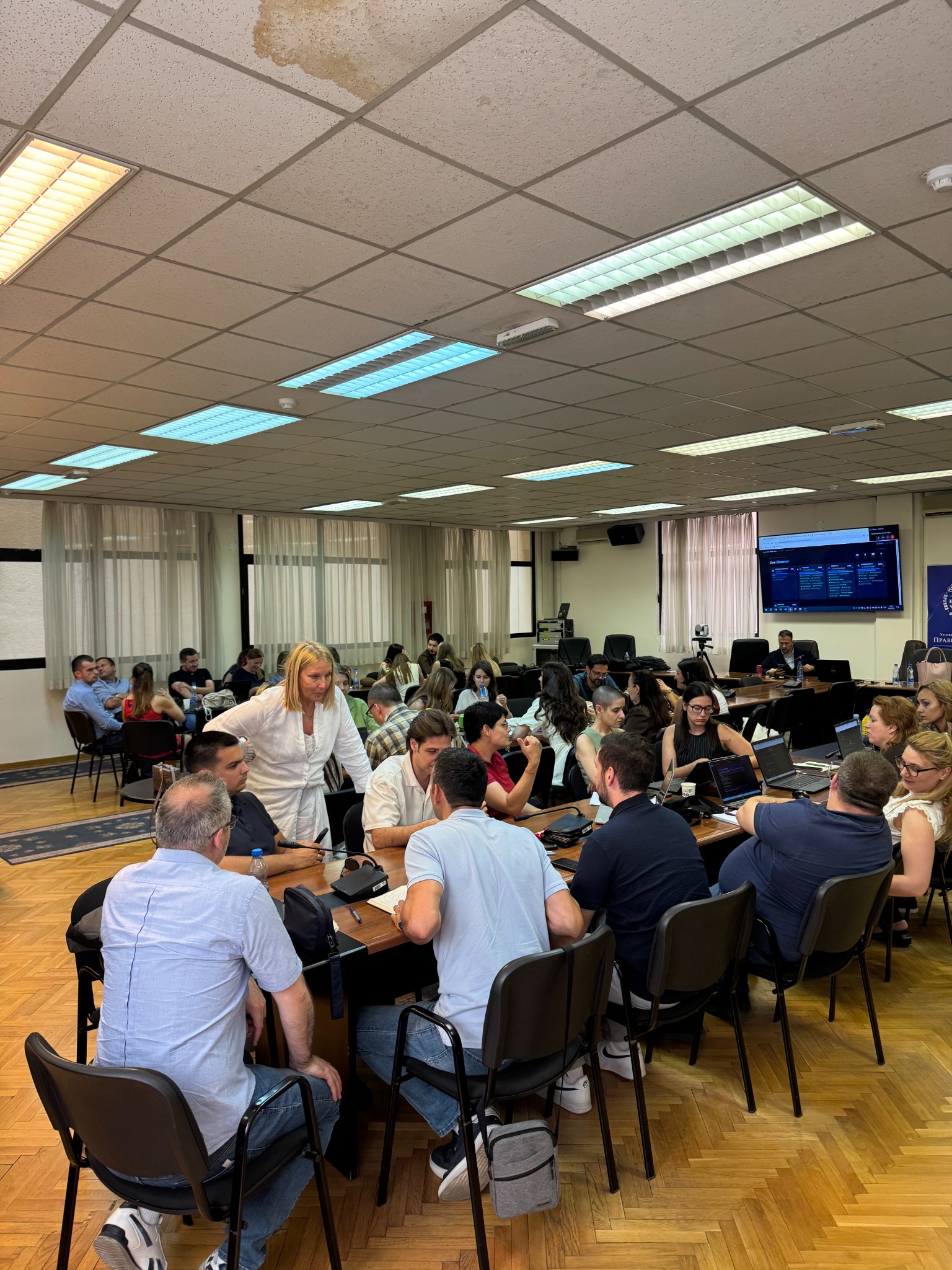 Atmosfera sa vežbi tokom studija